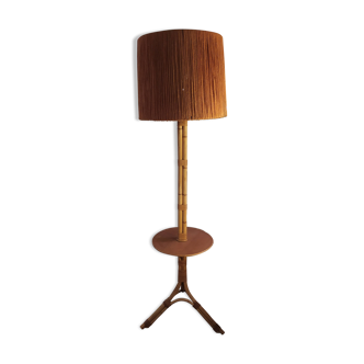 Rotin lamppost vintage rope