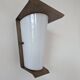 Pair of wall lights from the 50s/60s, metal and perspex.