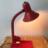 Red desk lamp with pencil holder 80/90'