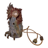 Ceramic owl lamp