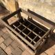Wooden crate-bottle storage