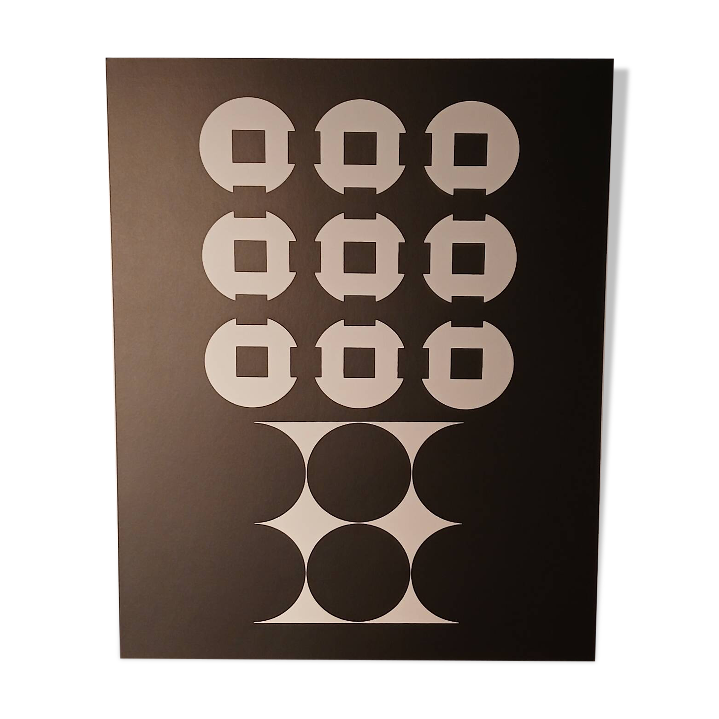Victor Vasarely after a copscular work