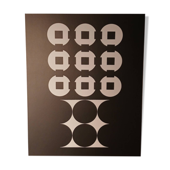 Victor Vasarely d'après œuvre copusculaire