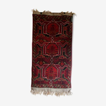 Tapis en laine pakistanais vintage, 114x64 cm
