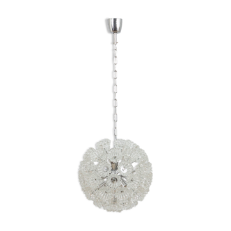 Murano glass flowers Sputnik chandelier, Italy 1970s