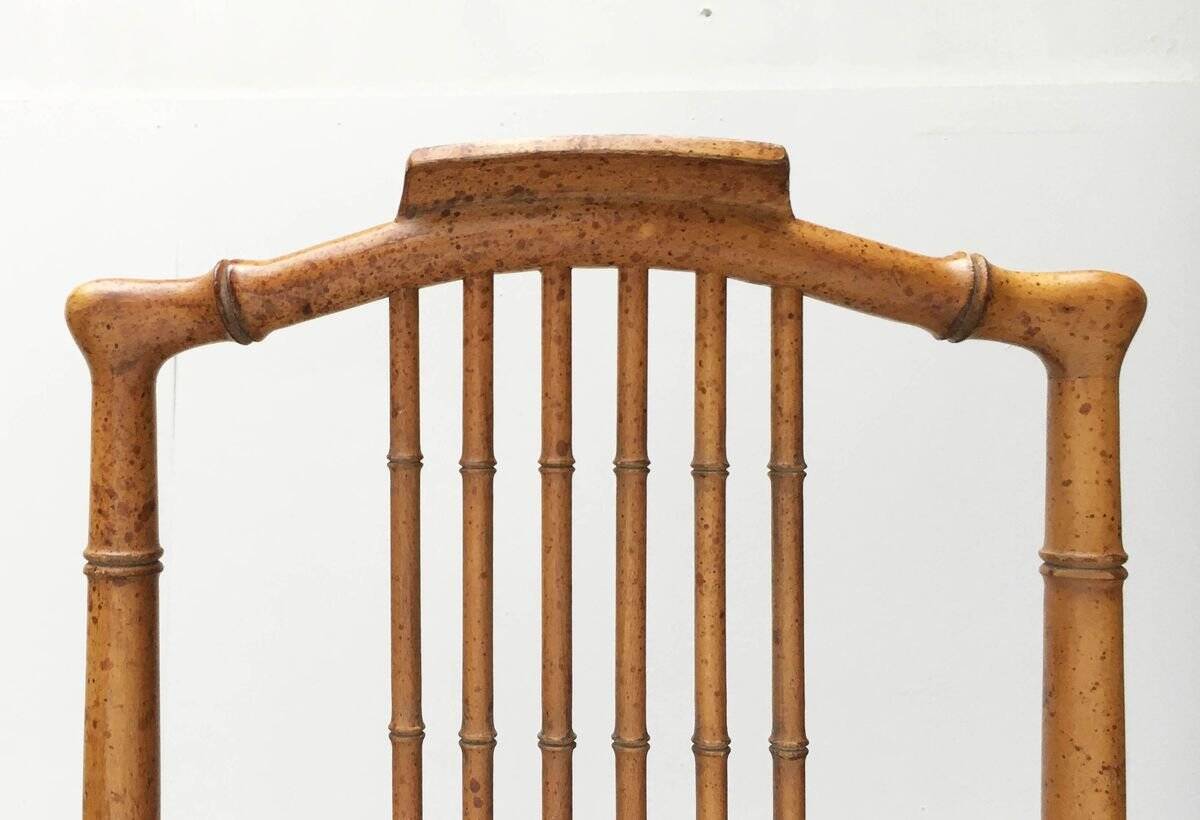 Mid-century Italian dining chairs by Giorgetti, set of 4.