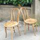 Stripped fischel bistro chairs, set of 2