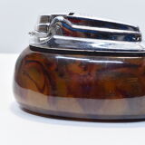 Ronson table lighter and its case