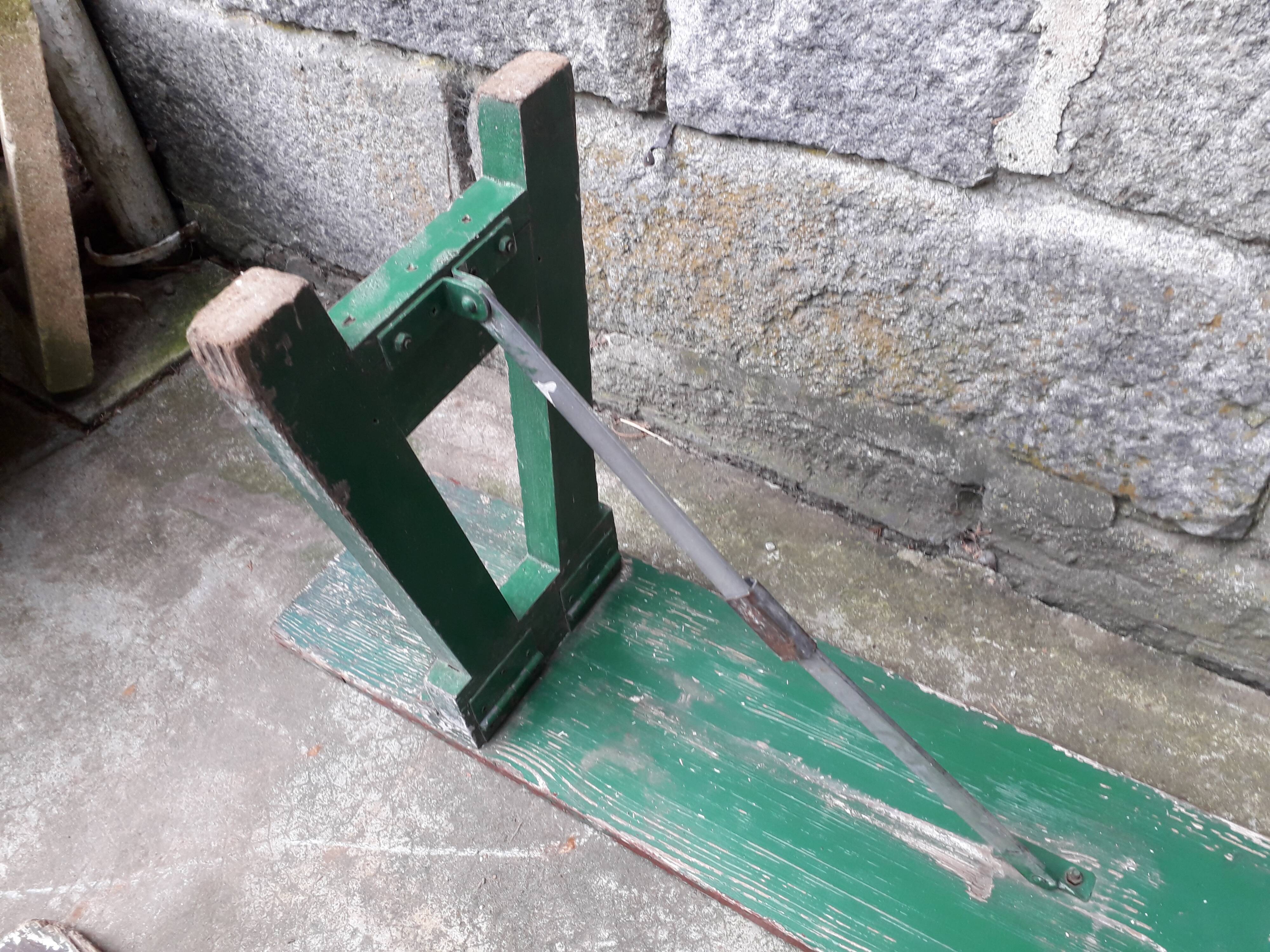 Paire de bancs pliant guinguette