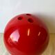 Bac à glaçons "boule de Bowling" plastique rouge design LAMOTTE  éditions GUILLOIS  Vintage 1970