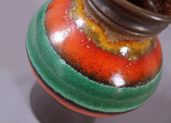 Vase west germany fat lava Circa 60