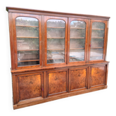 Large walnut shop library from the late 19th century.