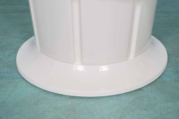 Fauteuil coque de l’ère spatiale avec espace de rangement, chaise Ikea Popptorp