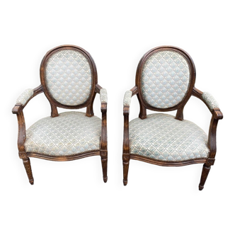 Fauteuil ancien style Louis XVI