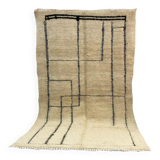 Handmade moroccan berber carpet 256 x 200 cm