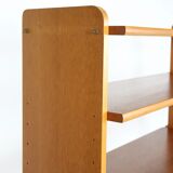 Double teak bookshelf from the 1960s.