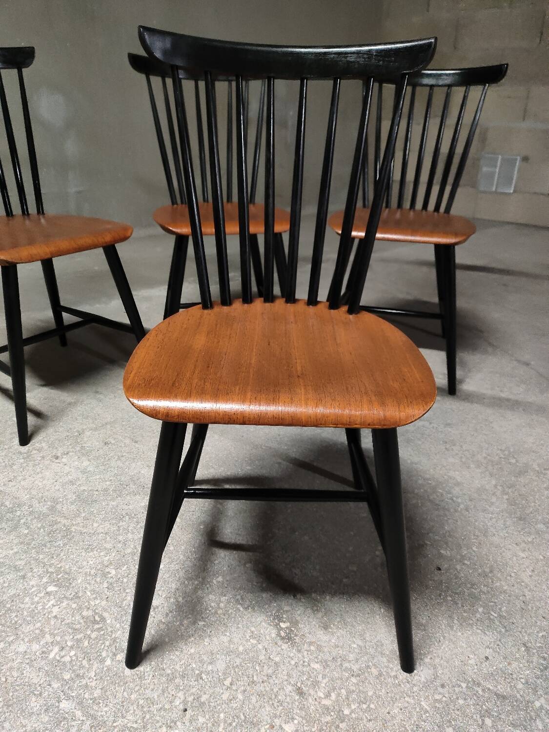 4 Scandinavian 60's Samcom lounge chairs