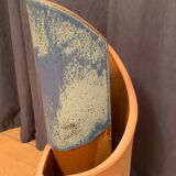Large , ceramic , floor vase .