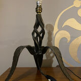 Wrought iron table lamp