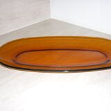 Plat Duralex en verre ambré 36 cm