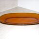 Plat Duralex en verre ambré 36 cm