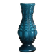 Small deep blue vase with reliefs