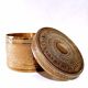 19th century brass round box