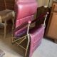 Chaise longue bordeaux, 1960