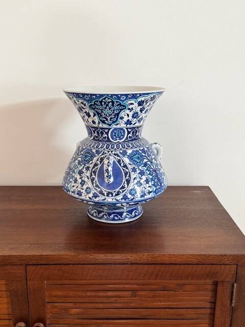 Vase céramique peint à la peint Izniz  Kutahya Turquie