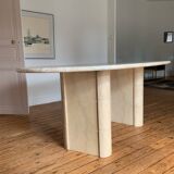 Roche Bobois travertine table