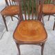 6 bistro chairs, pattern on the seat