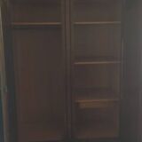 Antique wardrobe, Louis XV style wardrobe in solid wood
