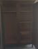 Antique wardrobe, Louis XV style wardrobe in solid wood