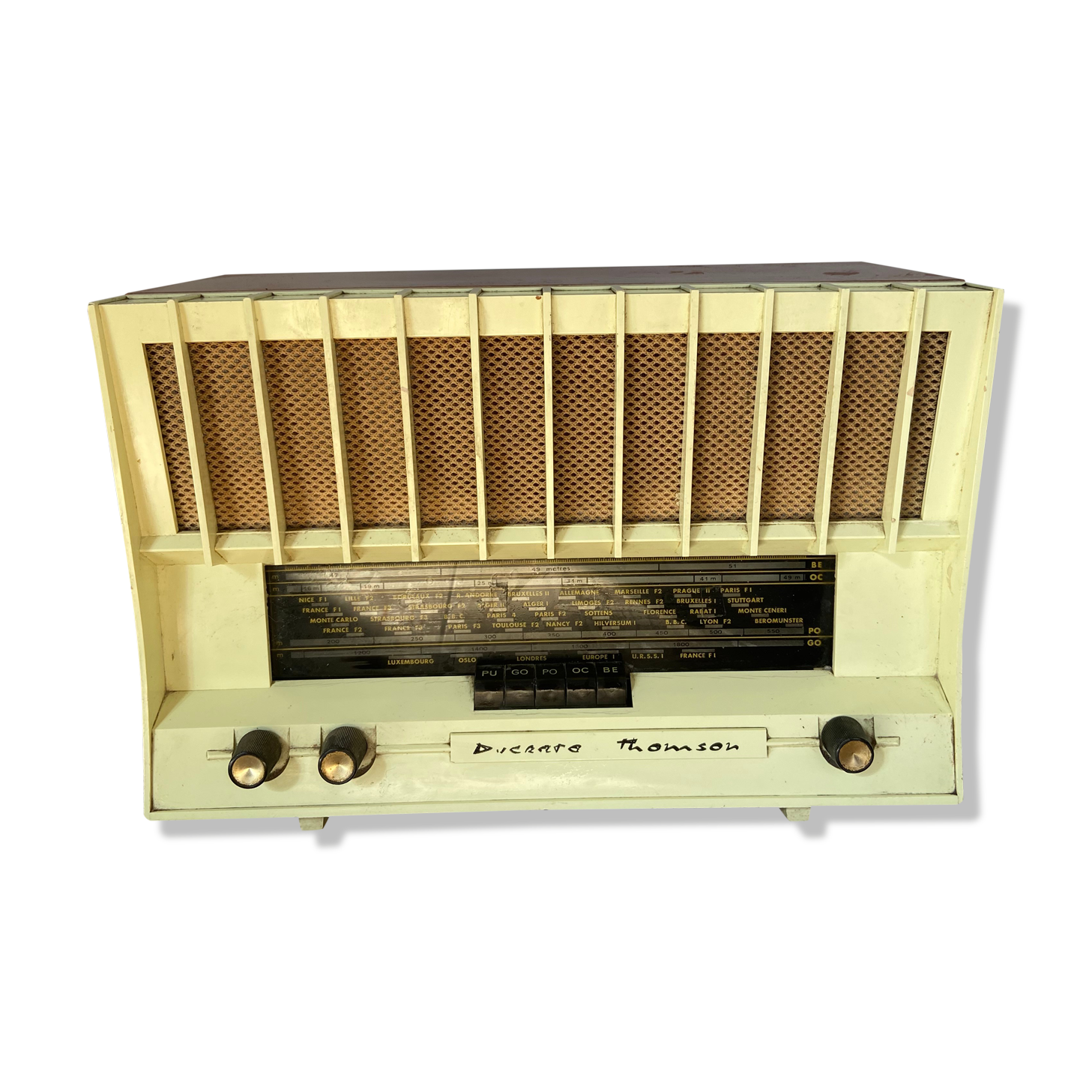 Vintage radio set Ducretet Thomson 50s