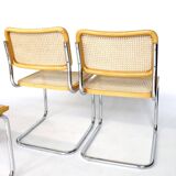 Set of four B 32 chairs by Marcel Breuer