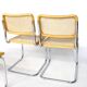 Serie de quatre chaise B 32 de Marcel Breuer