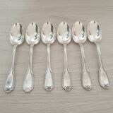 Set of 6 large old boulenger spoons