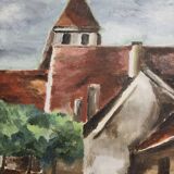 Village painting