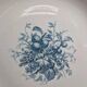 Large round earthenware dish Clairefontaine model Pompadour 33 cm