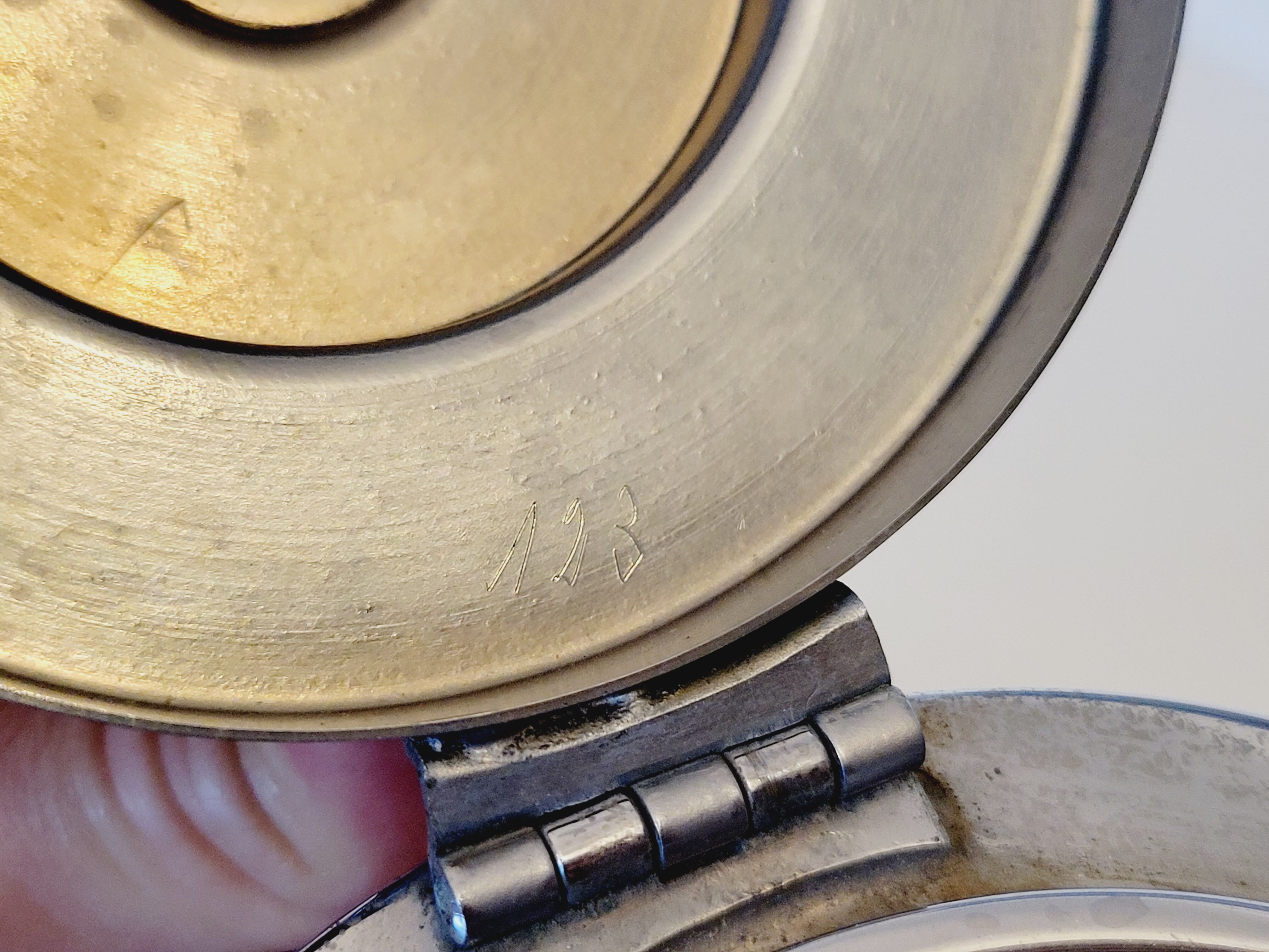 Old tea maker art deco metal and wood