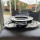 Set of 3 stainless steel dishes
