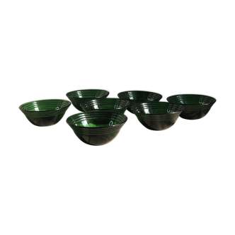 Set of 7 Vereco style bowls