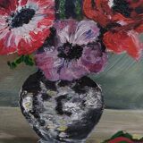 Paule Rozier 1910-1989, bouquet at the ashtray