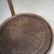 Authentic Baumann bistro chair - vintage bent wood with art nouveau decoration.