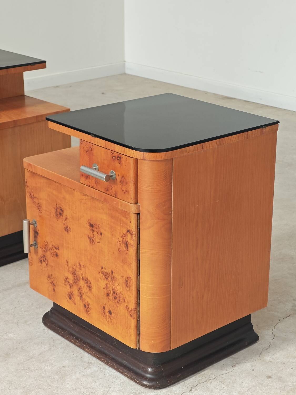 Art Deco bedside table by Jindrich Halabala for Up Zavody