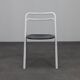 Giorgio Cattelan leather folding chairs for Cidue, Italy, 1970s.
