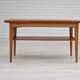 1970s, Danish design, folding sofa table, teak and oak wood