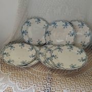 Longwy iron earth dinnerware set