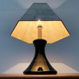 Floor or table lamp in German glass and synthetic cork in M Design style by Ingo Maurer, 1960s.