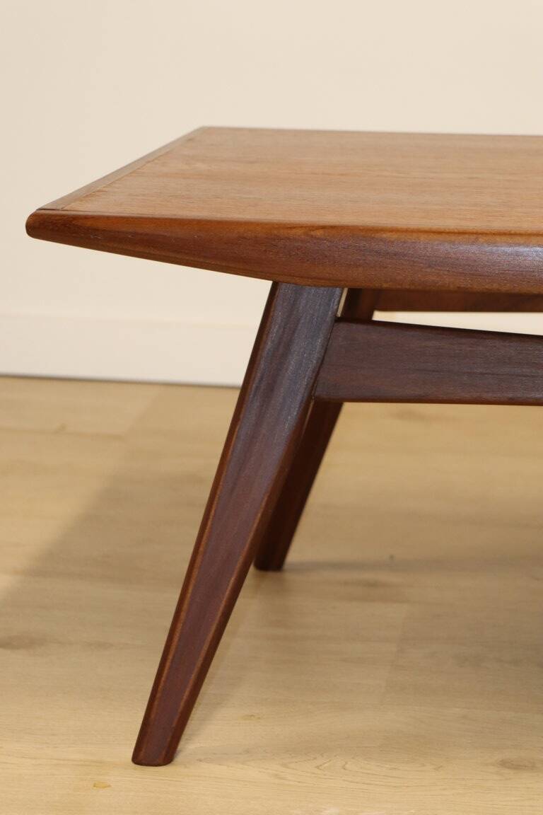 Scandinavian teak coffee table, 1960